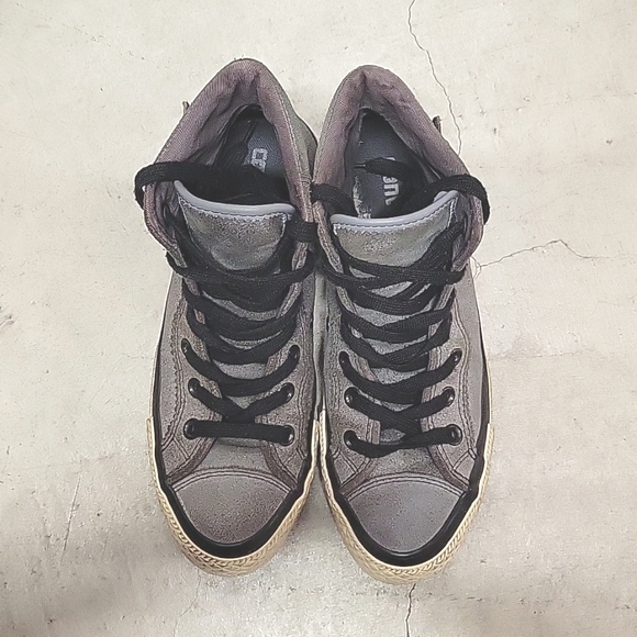 Converse Hi-Top Gray Studded Buckle - Picture 7 of 8